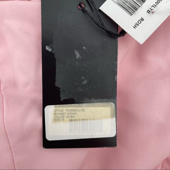 LIKELY x Revolve Sunset Gown Dress Petal Pink Bridesmaid Wedding Prom NWT SZ 6 - Picture 6 of 15